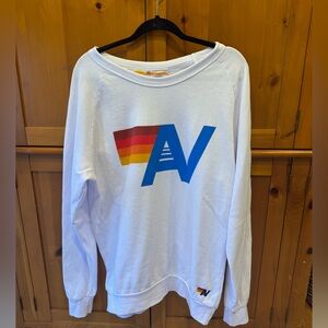 LIKE NEW Gently used weight, aviator nation, crewneck!